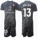Atletico Madrid Jan Oblak #13 Keeper Hjemmedraktsett Barn 2024-25 Kortermet (+ Korte bukser)